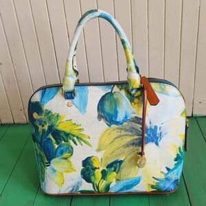 Handbag By Brahmin ELLA Collection RARE includes shoulder Strap and duster bag.